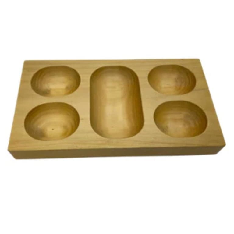 Montessori N’ Such Wood Sorting Tray 4 Compartment
