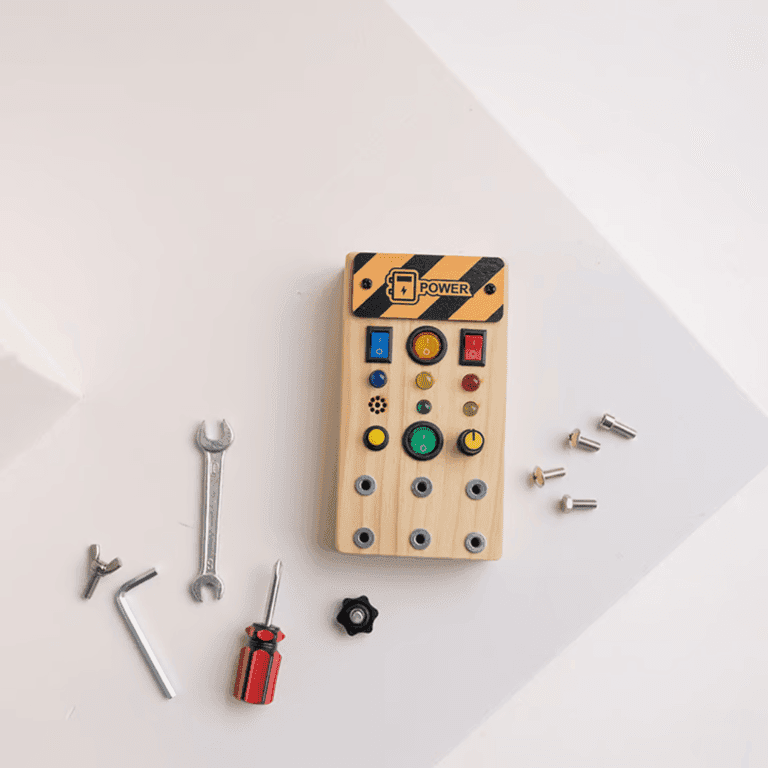 Jindl Busy Board Interrupteur Lumineux