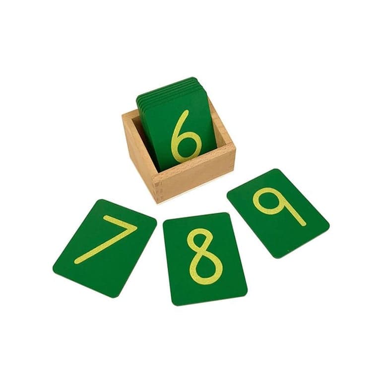 Kid Advance Montessori Sandpaper Numbers With Box