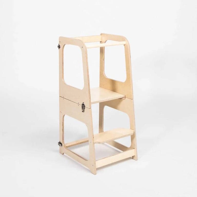 Sweet Home From Wood 2-in-1 Convertible Kitchen Tower Lacquered