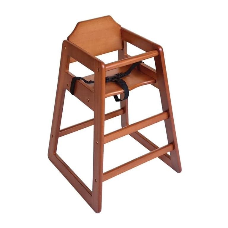 Bolero High Chair Dark Wood