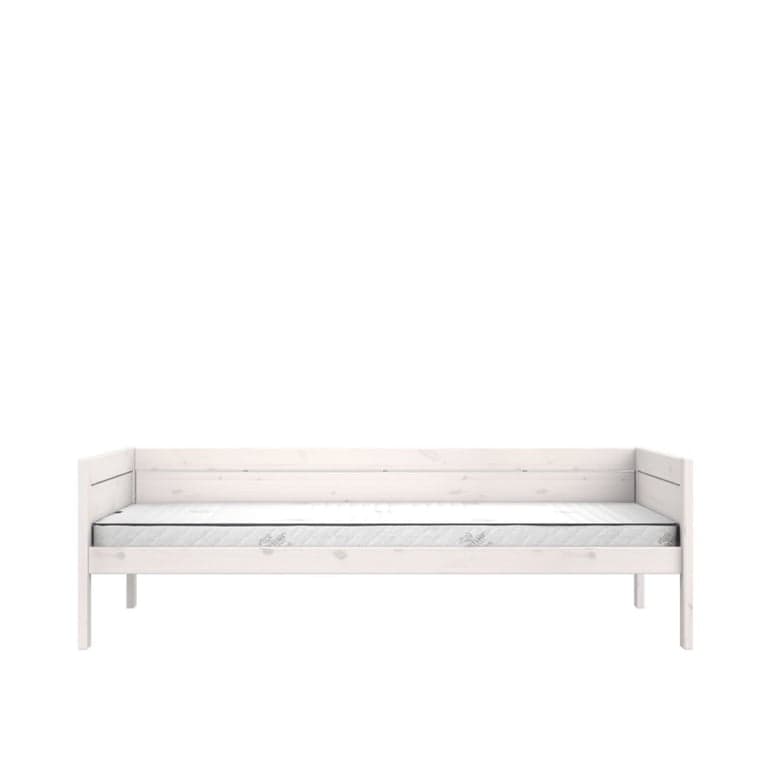 LIFETIME Kidsroom Lit enfant simple original 120 x 200 cm Whitewash Premium