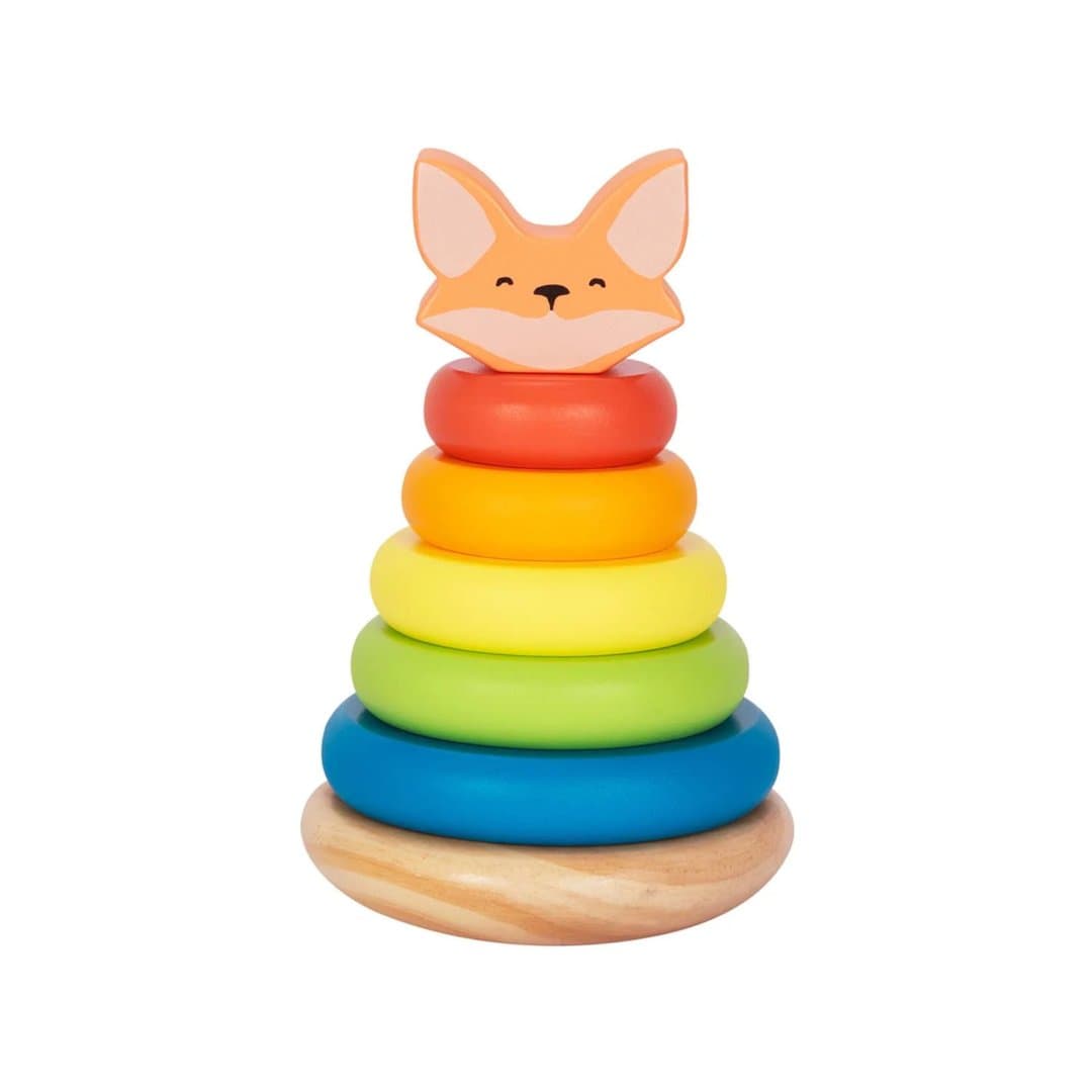 Busy Kids Empileur d'anneaux Petit Renard