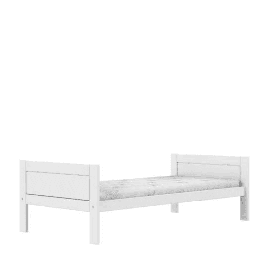 LIFETIME Kidsroom Lit simple pour chambre d'enfant 90 x 200 cm Blanc Premium