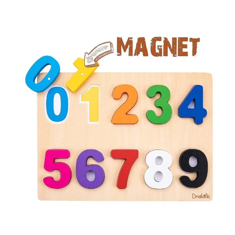 Driddle Magnetic Numbers Puzzle