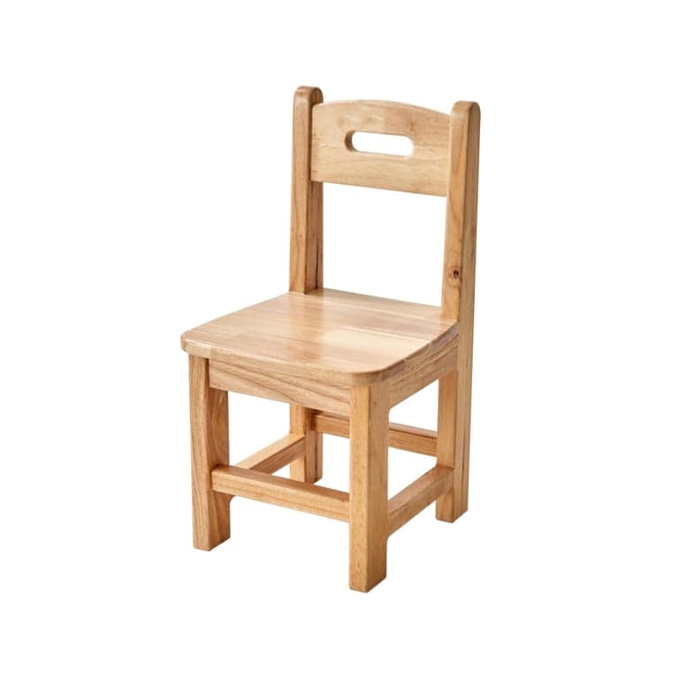 woJKod Pure Wood Children Chair Pair Set