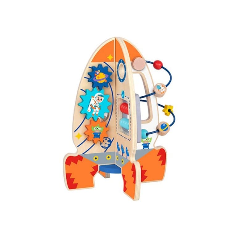 Tooky Toy Busy Board Fusée
