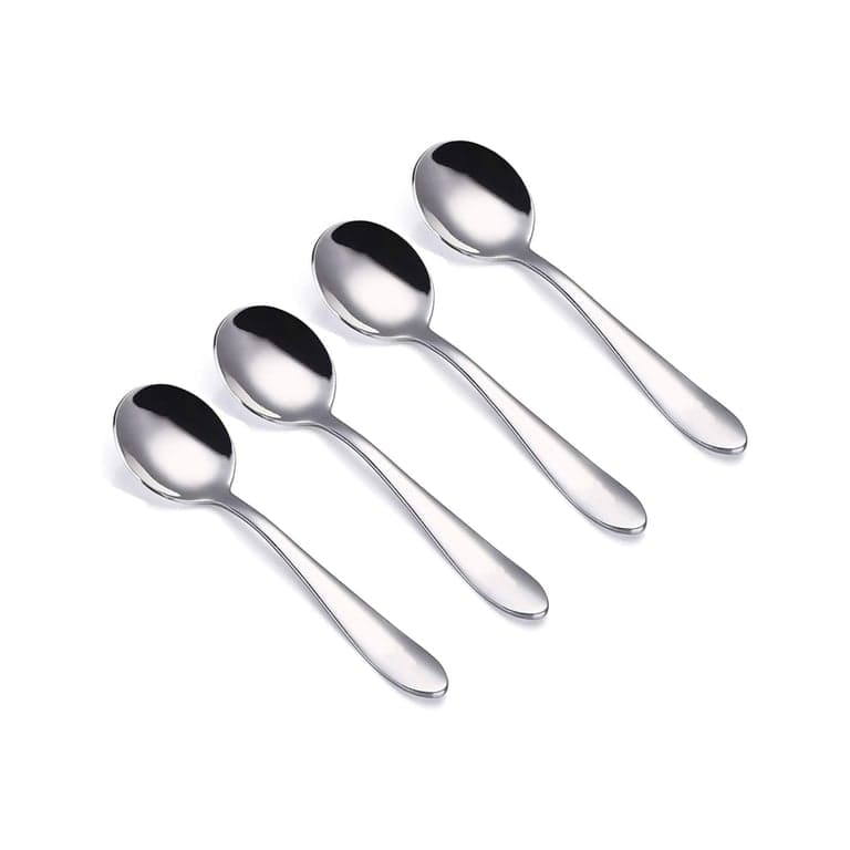 VANRA Stainless Steel Round Spoon 4 Piece