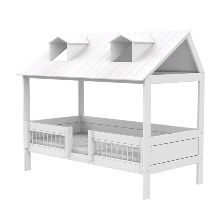 LIFETIME Kidsroom Lit cabane de plage 90 x 200 cm Blanc Deluxe