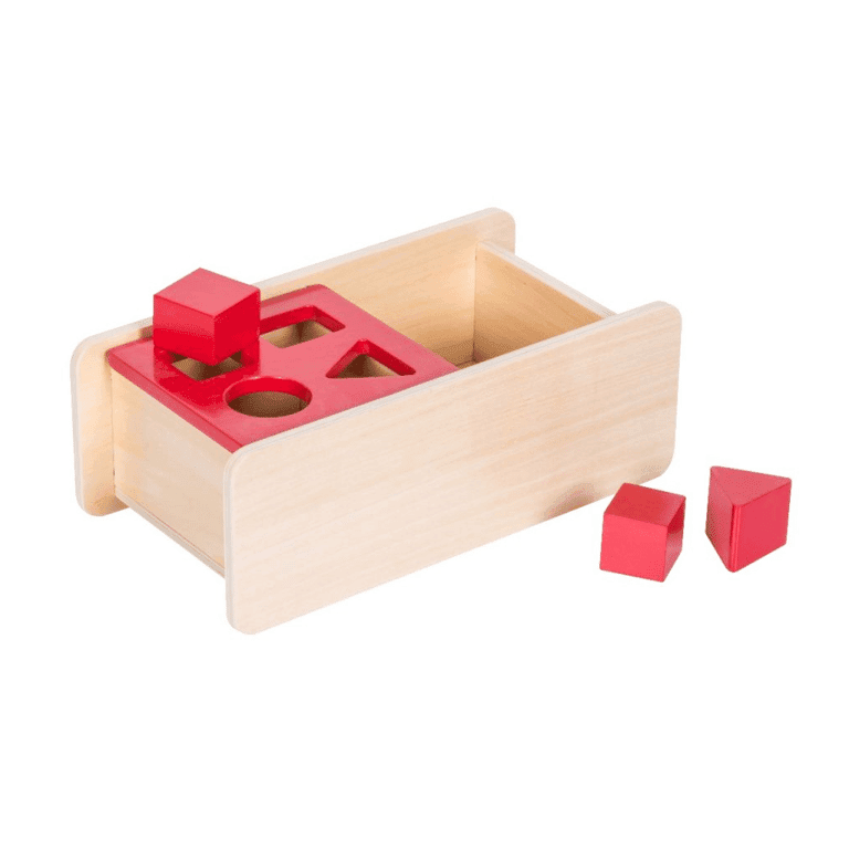 Montessori Outlet Imbucare Boxes With Flip Lid 4 Shapes