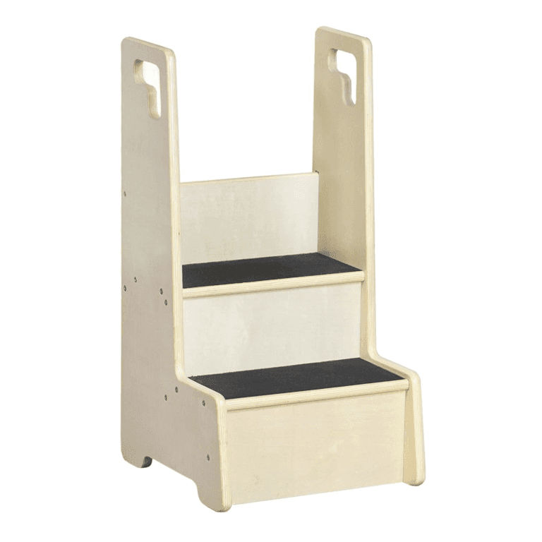 RRI Goods 2 Step Up Stool With Support Handles and Non Slip