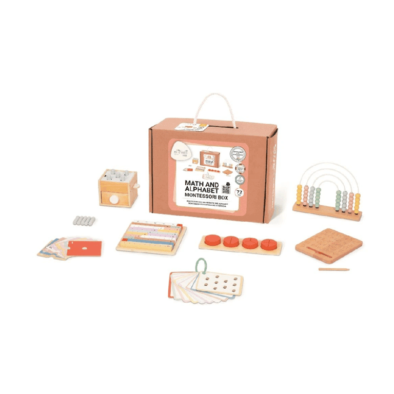 Elis Design Coffret Cadeau Mathématiques et Alphabet Pour 2 Ans et Plus
