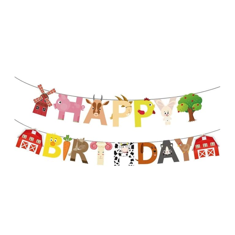 Let Party Birthday Garland
