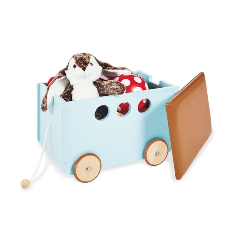 Pinolino Banc à Jouets sur Roues Jim Menthe