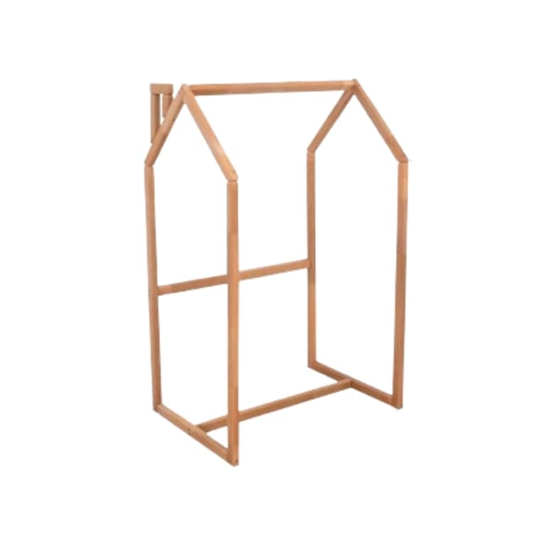 BusyWood Kids Clothing Rack Natural