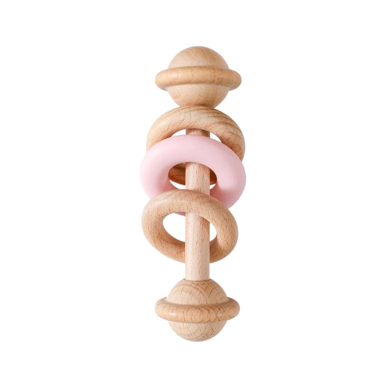Wonder Space Baby Rattle Pink