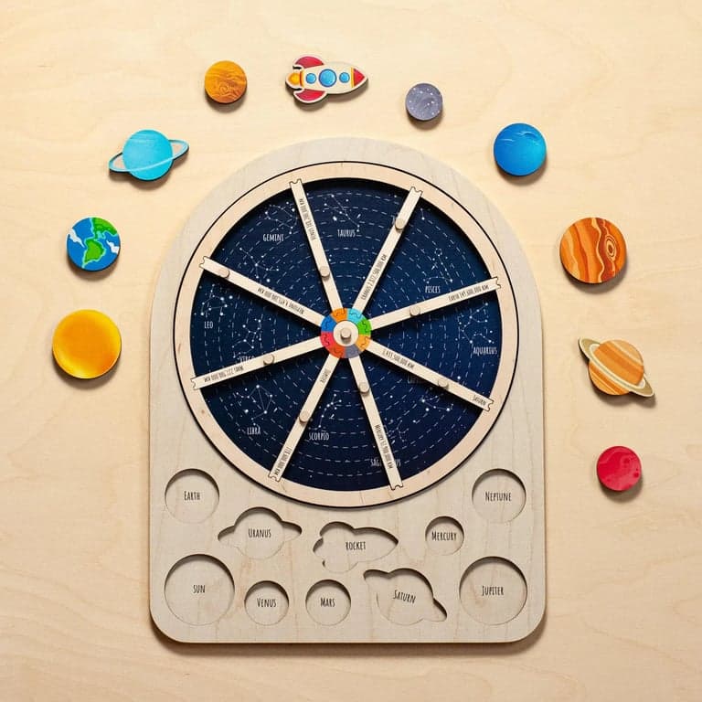 Eco Baby Puzzle Solar System Puzzle Only