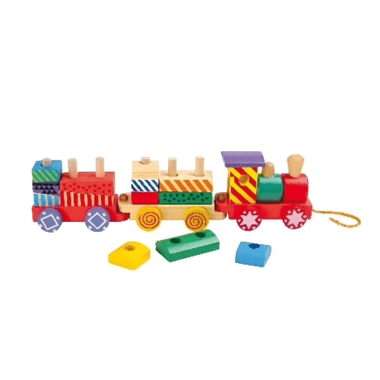 Small Foot Train en bois avec blocs