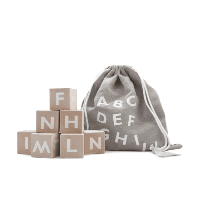 Ooh Noo Blocs Alphabet Blanc