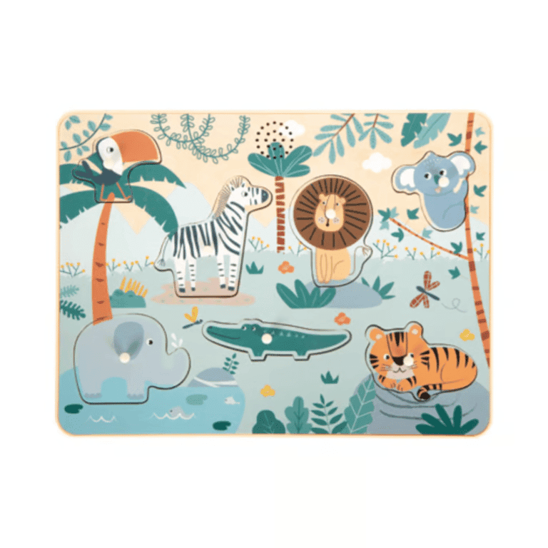 Small Foot Puzzle sonore Amis de la jungle