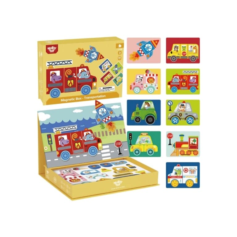 Tooky Toy Puzzle Magnétique Transport