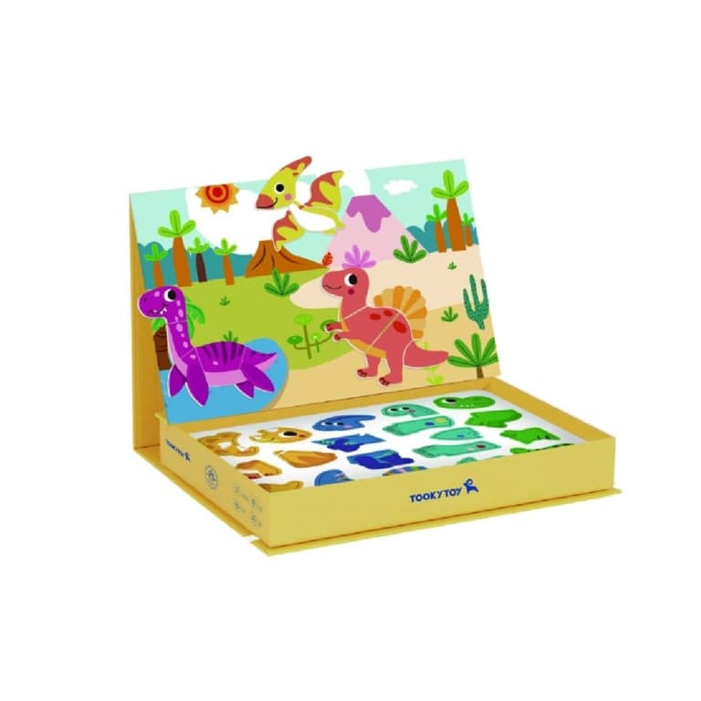 Tooky Toy Puzzle Magnétique Dino