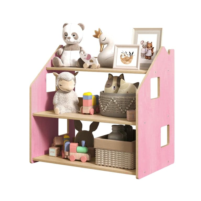 Busy Kids Rangement de jouets Rose