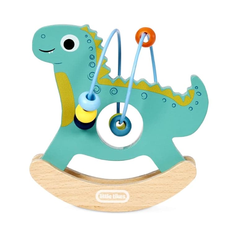 Little Tikes Wooden Critters Busy Beads Maze Dino
