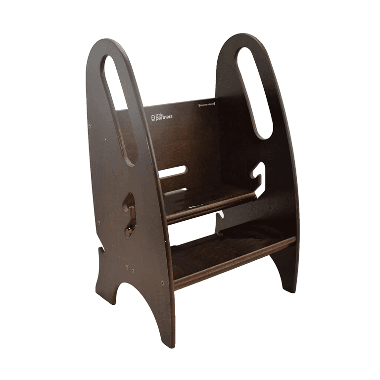 Little Partners 3-in-1 Growing Step Stool Espresso