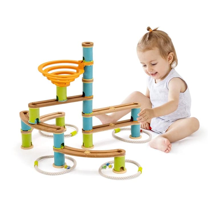 Costzon Kids Marble Run Building Toys 106 Pieces