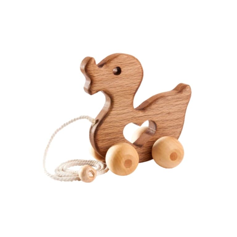 PoppyBabyCo Pull Along Toy Duck