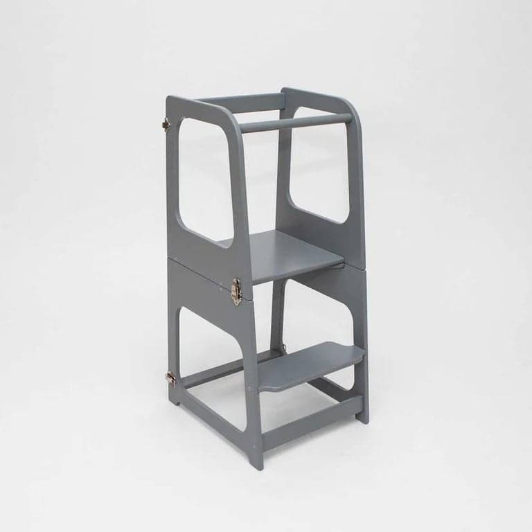 Sweet Home From Wood 2-in-1 Convertible Kitchen Tower Gray