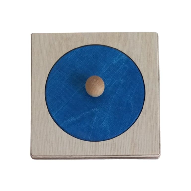 Tapintoys Montessori Wood Puzzle Peg Board Circle
