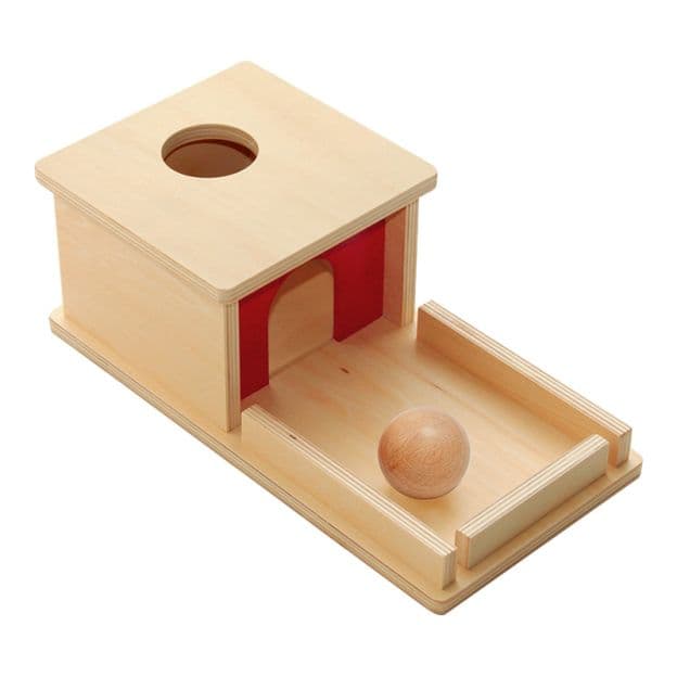 Kid Advance Montessori Object Permanence Box With Tray