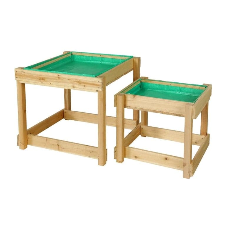 Keezi Kids Sandpit and Wooden Water Table Pit Play
