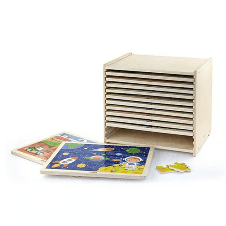 Viga Puzzle de 12 pièces avec armoire
