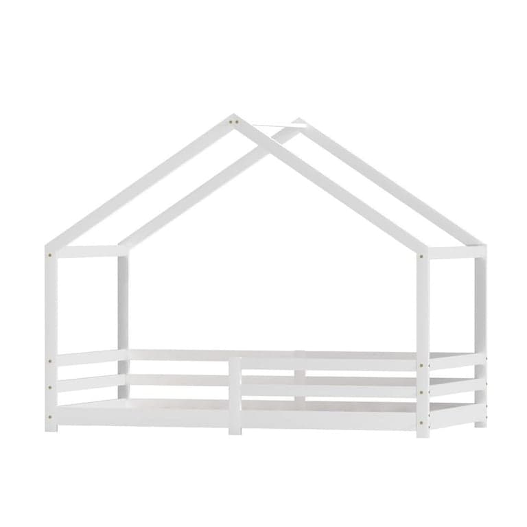 Artiss House Bed Frame Single Amos White