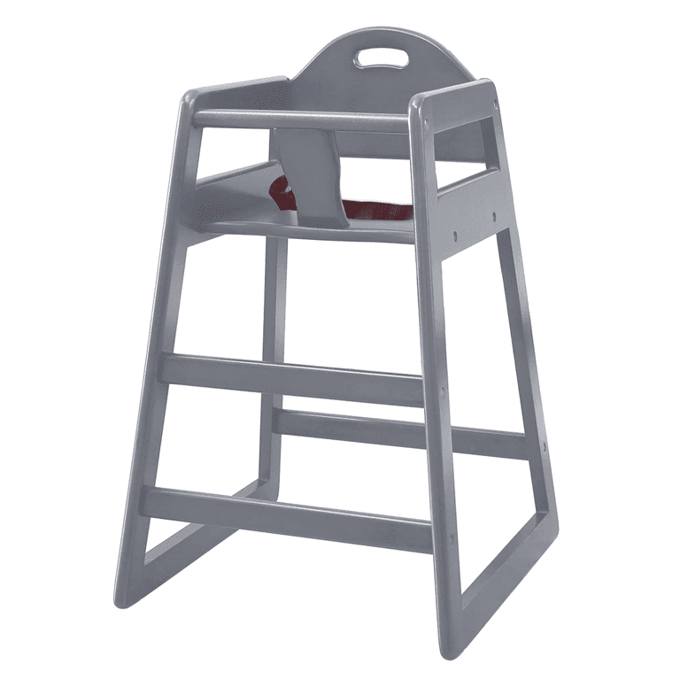 L.A. Baby High Chair Gray