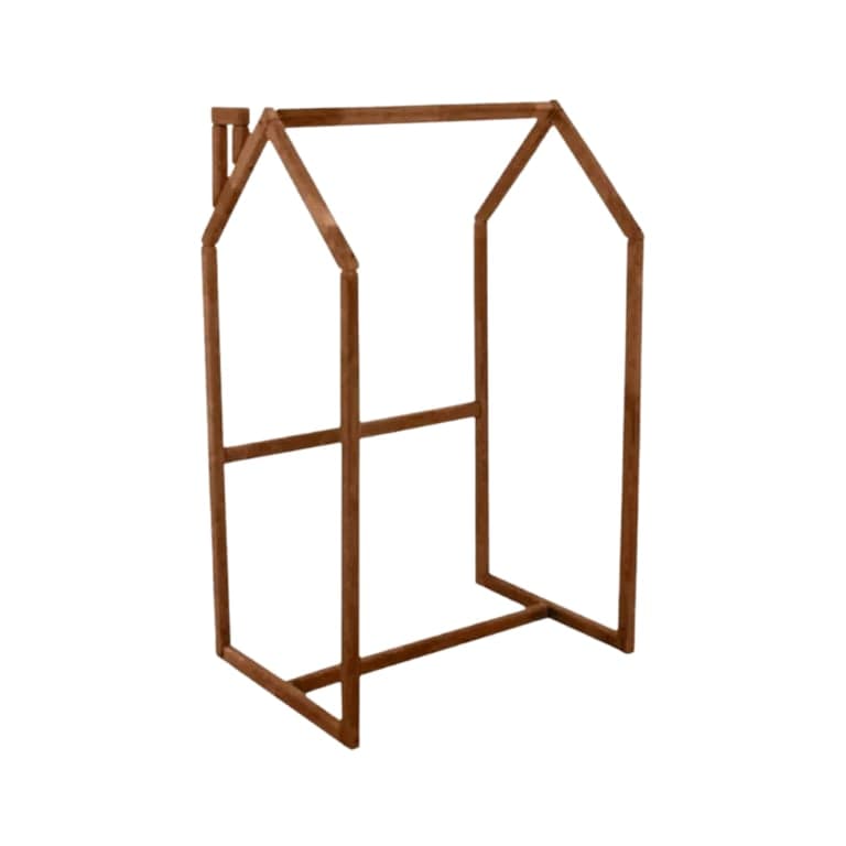 BusyWood Kids Clothing Rack Dark