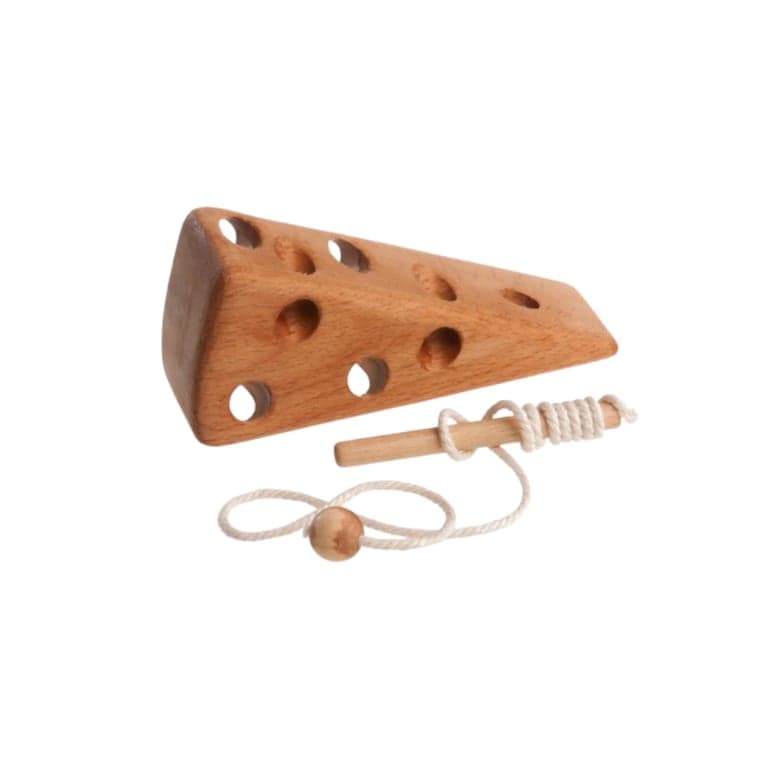 PoppyBabyCo Cheese Lacing Toy