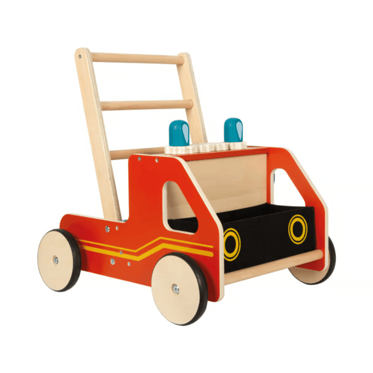 Small Foot Chariot de marche Camion de pompiers