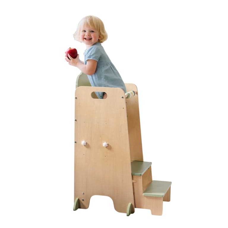 ROBUD Tour pour Tout-Petits avec Ensemble de Marchepied Vert