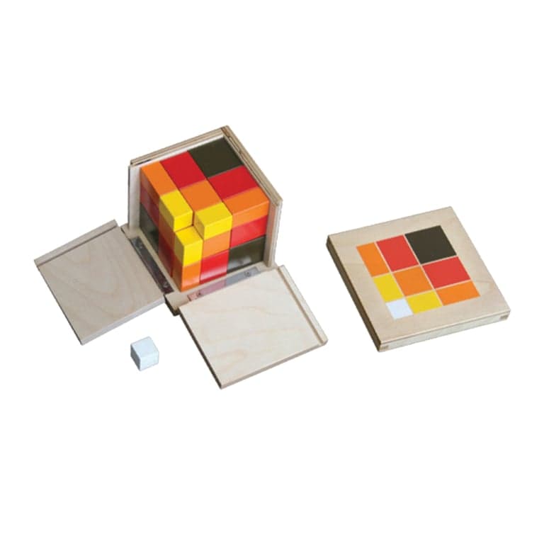 Bruins Montessori Arithmetic Trinomial Cube