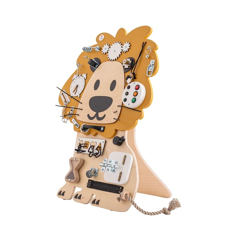 Foxy Family Busy Board Edmund le Lion Sans Nom Avec Support
