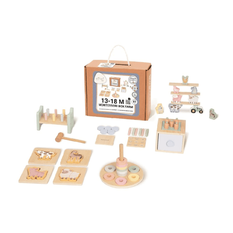 Elis Design Coffret Cadeau pour 13-18 Mois Ferme