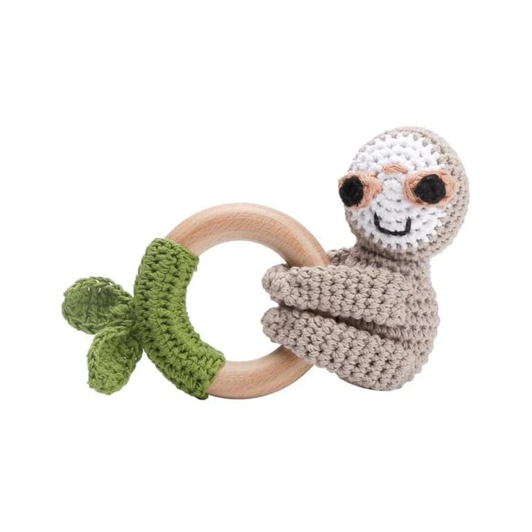 Wonder Space Baby Rattle Crochet Sloth