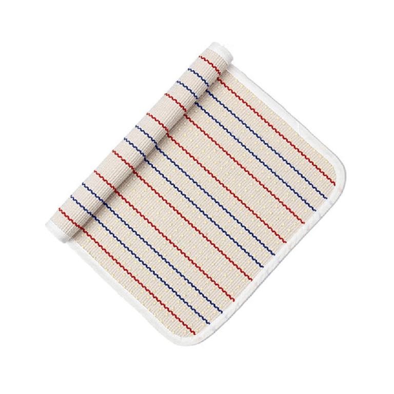 UKELER Montessori Work Rug Striped 23.6 x 15.8 Inches