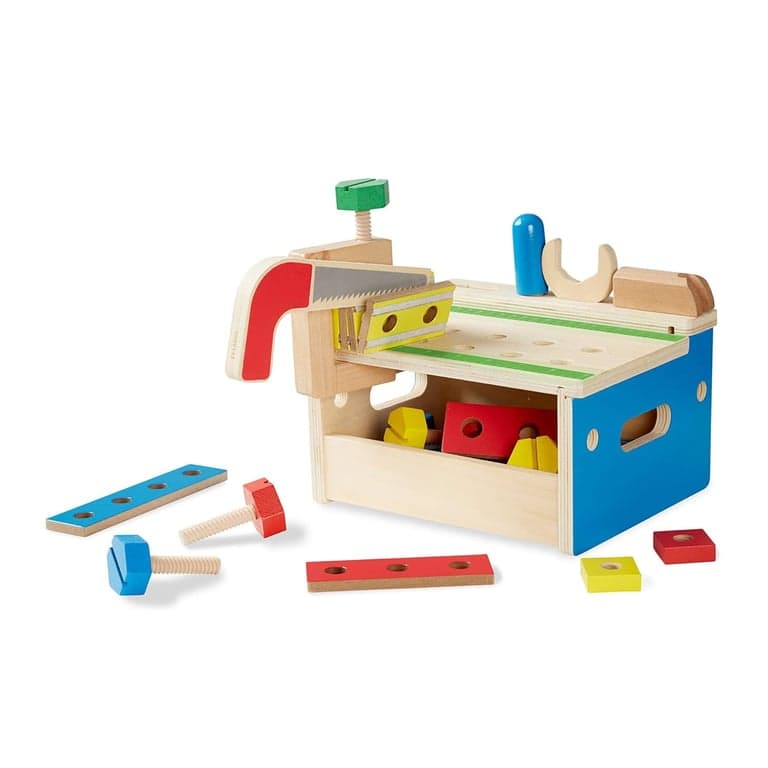 Melissa and Doug Hammer and Saw Wooden Tool Bench