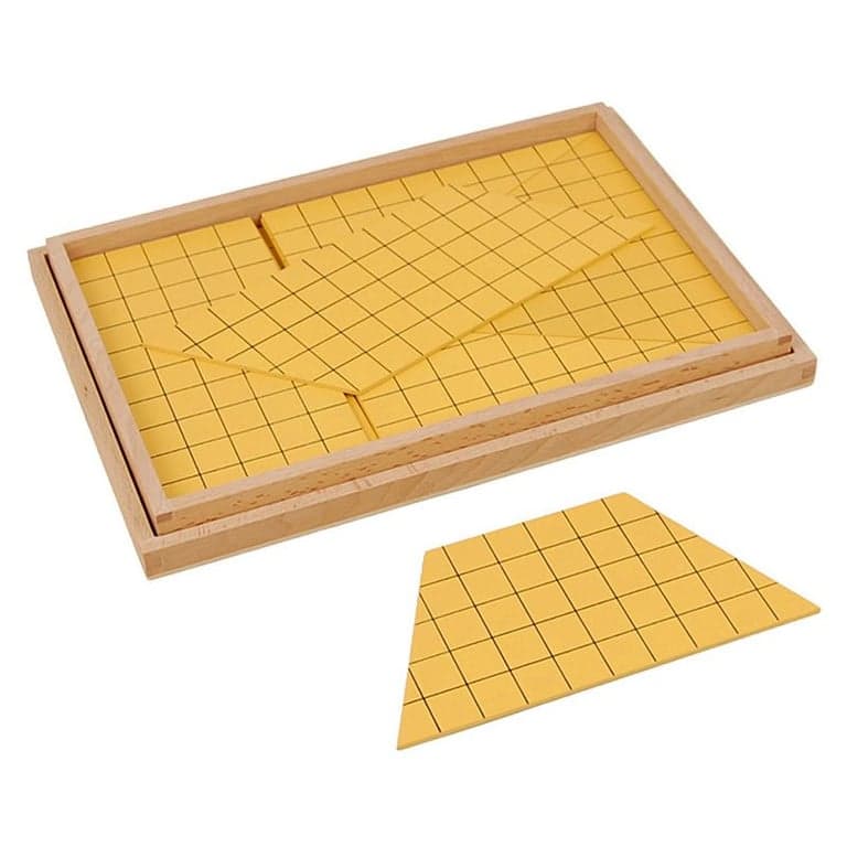 Kid Advance Montessori Yellow Triangles for Area