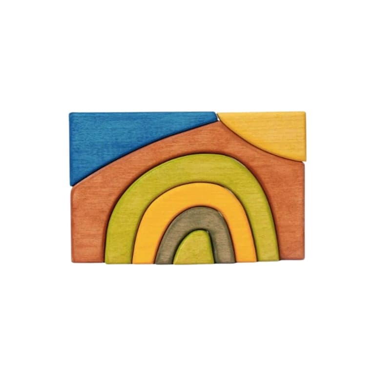 PoppyBabyCo Wooden Arch Stacker Cave